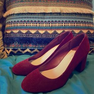 Red Velvet Heels